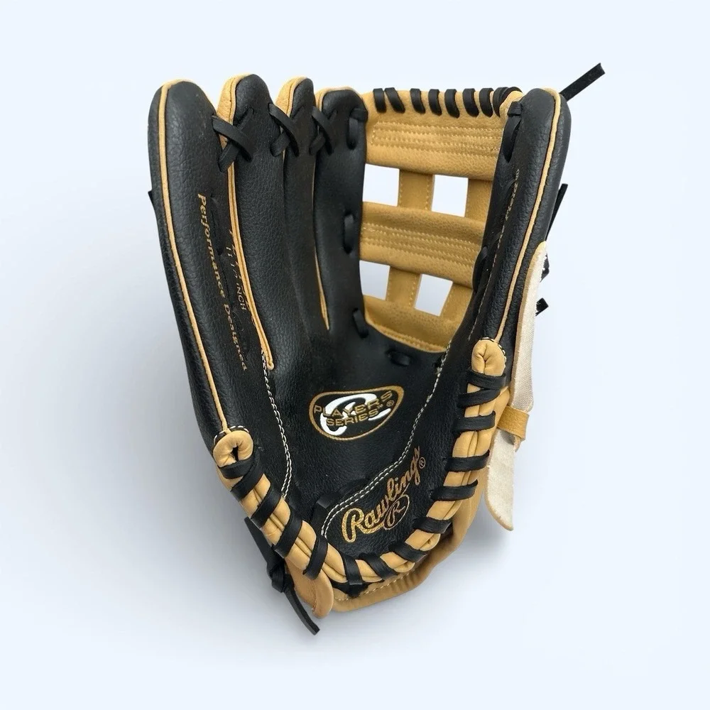Rawlings Players Series PL115BC Reg RH Youth Tball Baseball Glove Camel/Black